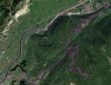 Il percorso su immagine satellitare