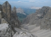 La Val de Mezdì sopra la Val Badia